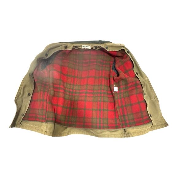 Vintage 80s L.L.Bean Chore Barn Coat Men’s L/XL Sun Faded Thrashed Distressed - Picture 7 of 16